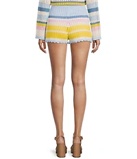 GB Striped Sweater Shorts