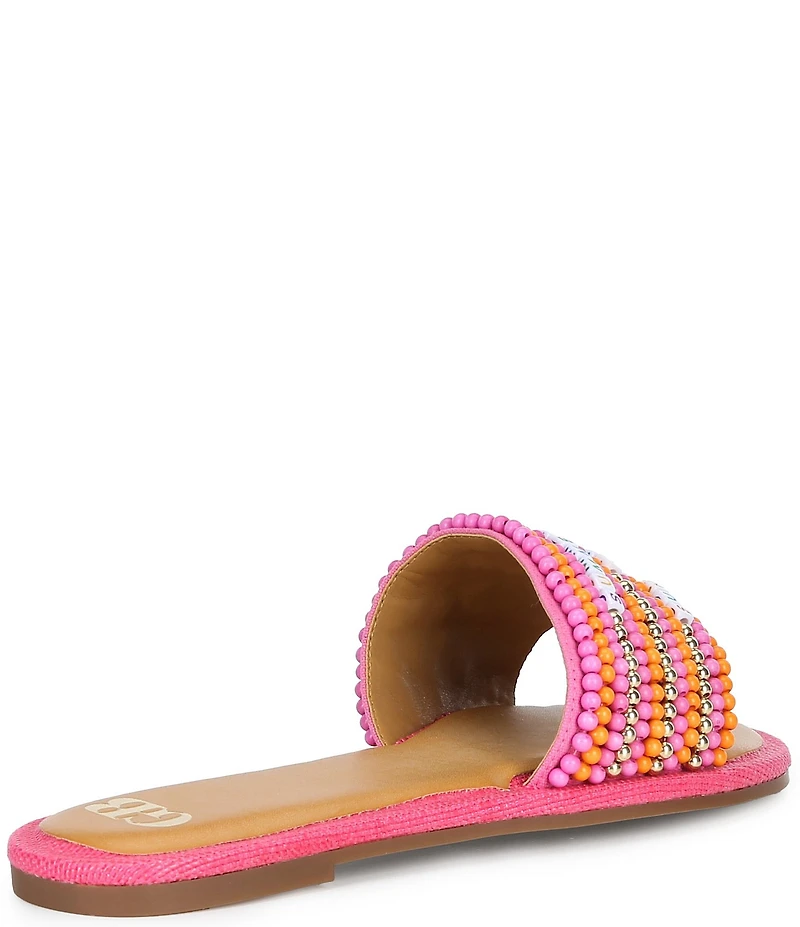 GB Sun-Kissed Friendship Bracelet Slip On Sandals