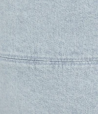 GB Lace-Up Tie Back Denim Mini Dress