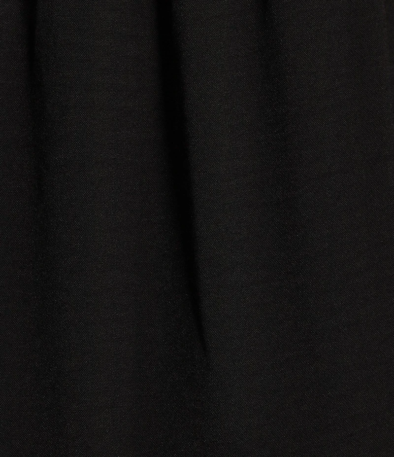 GB Tie Neck Short Sleeve Tiered Midi Dress