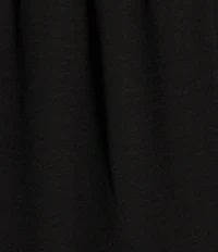 GB Tie Neck Short Sleeve Tiered Midi Dress