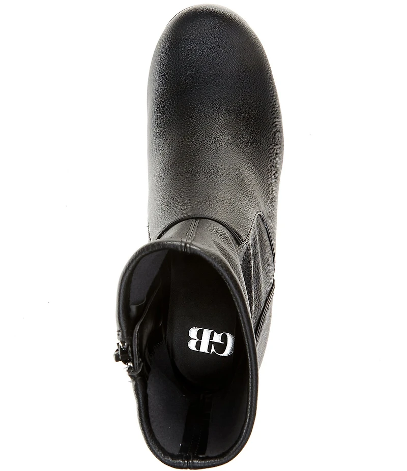 GB Tough-Love Stretch Lug Heel Platform Booties