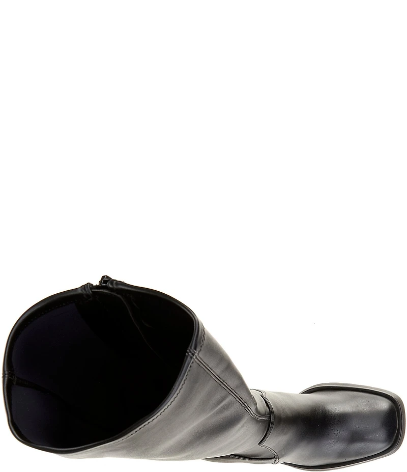 GB Trail-Blazer Stretch Block Heel Tall Boots