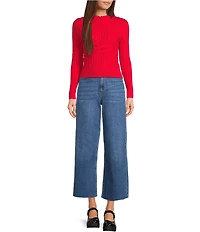 GB Twist Front Ribbed Sweater