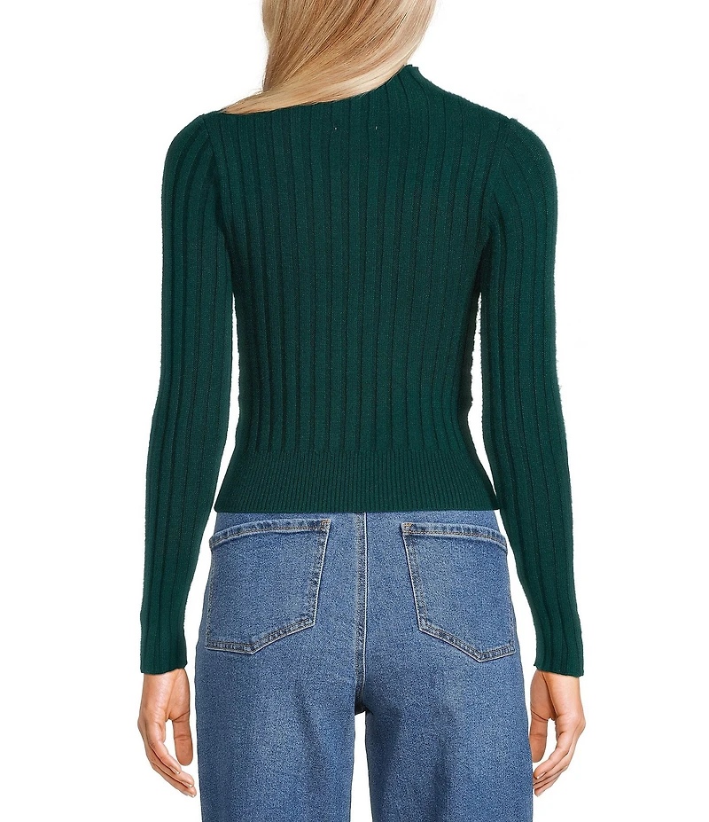 GB Twist Front Ribbed Sweater
