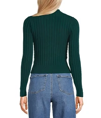 GB Twist Front Ribbed Sweater