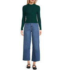 GB Twist Front Ribbed Sweater