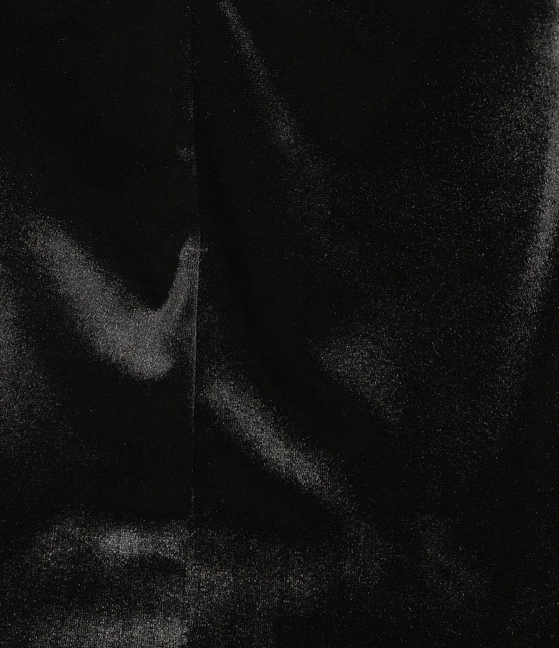 GB Velvet Strapless Midi Dress