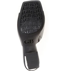 GB Vibe-Check Leather Sculpted Heel Sandals
