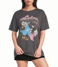 GB Waylon Jennings Oversized Graphic Tee