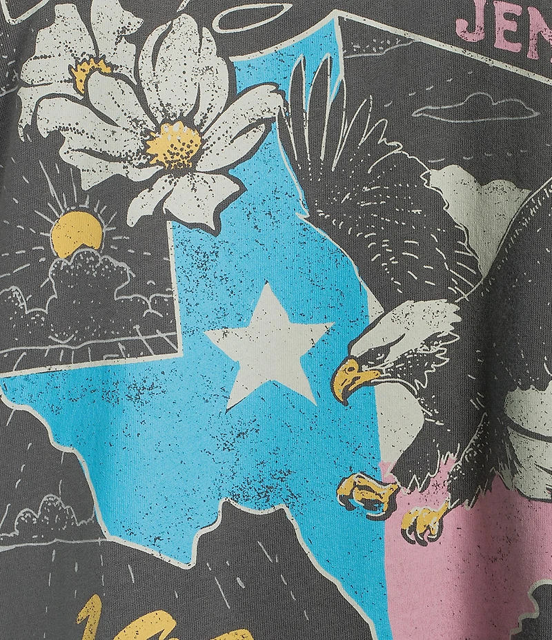 GB Waylon Jennings Oversized Graphic Tee