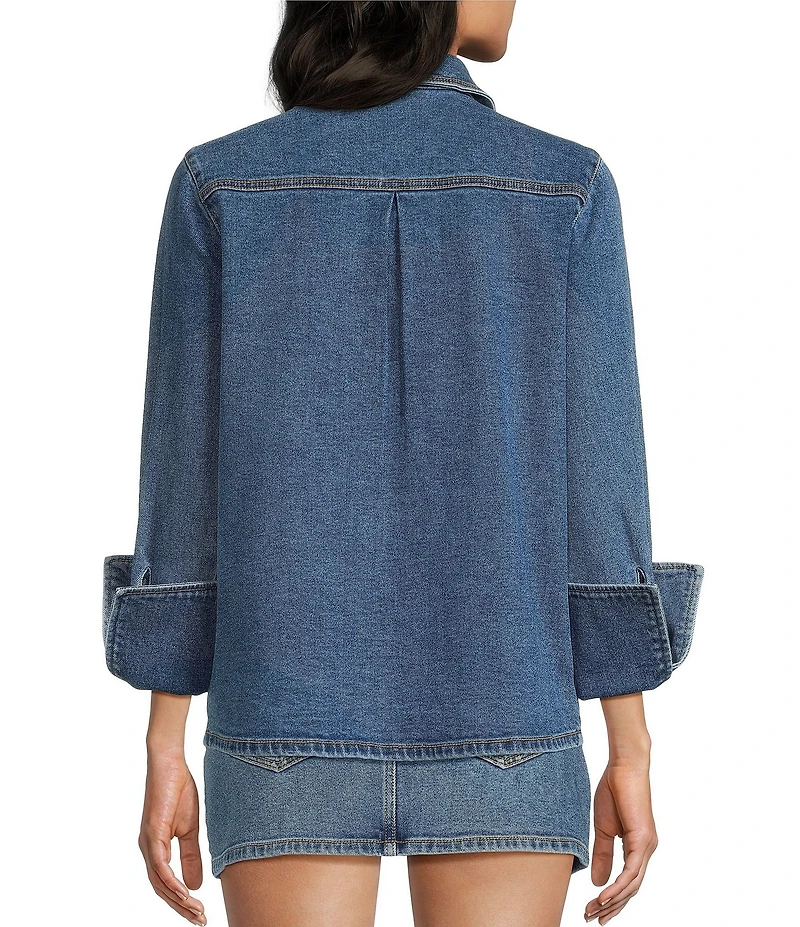 GB Western Denim Button Up Shirt