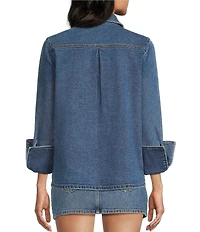 GB Western Denim Button Up Shirt