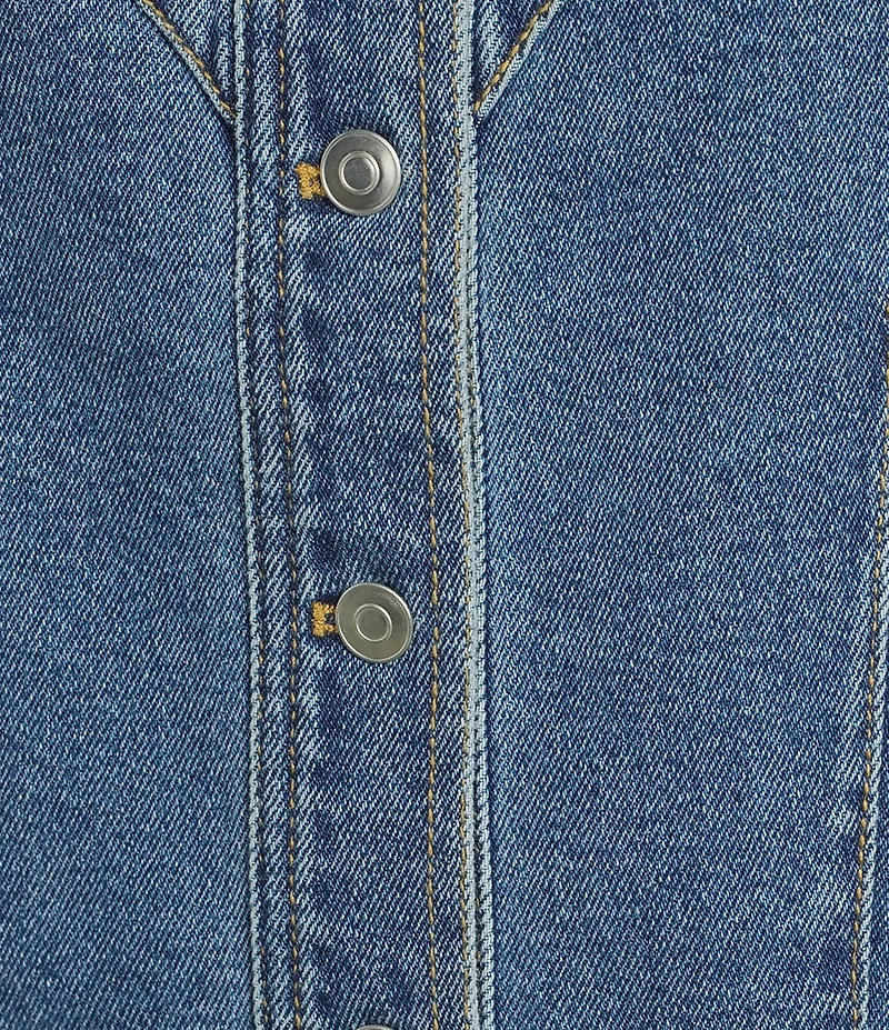 GB Western Denim Button Up Shirt