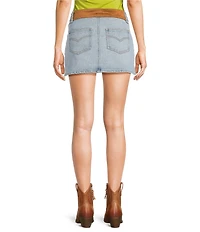 GB Western Suede Coordinating Mini Skirt