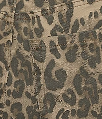 GB Wide Leg Baggy Leopard Pants