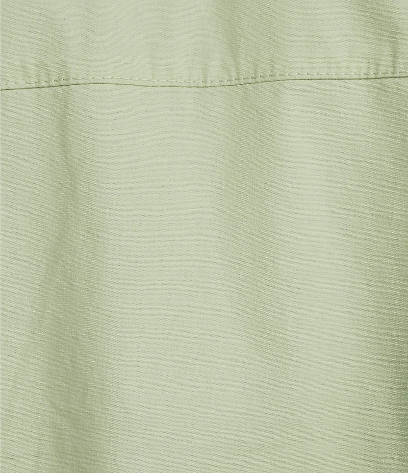 GB Woven Button-Front Cargo Coordinating Top