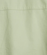 GB Woven Button-Front Cargo Coordinating Top