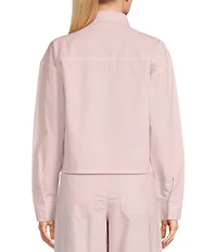 GB Woven Button-Front Cargo Coordinating Top