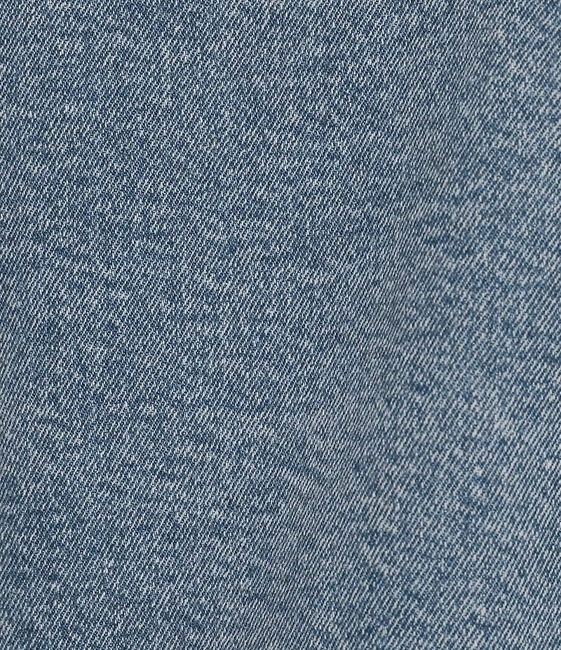 GB Woven Denim Coordinating Pearl Button Top