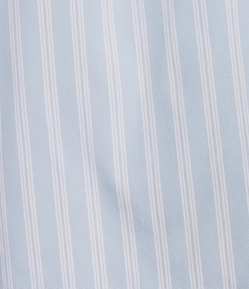 GB Woven Tie-Front Coordinating Stripe Top