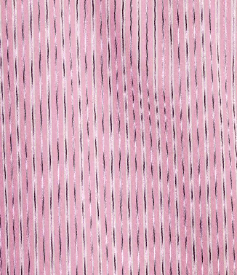 GB Woven Tie-Front Coordinating Stripe Top