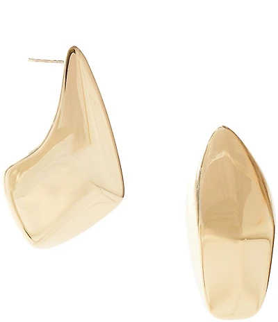 Gemma Layne Boxed Metal Chunky Drop Statement Earrings