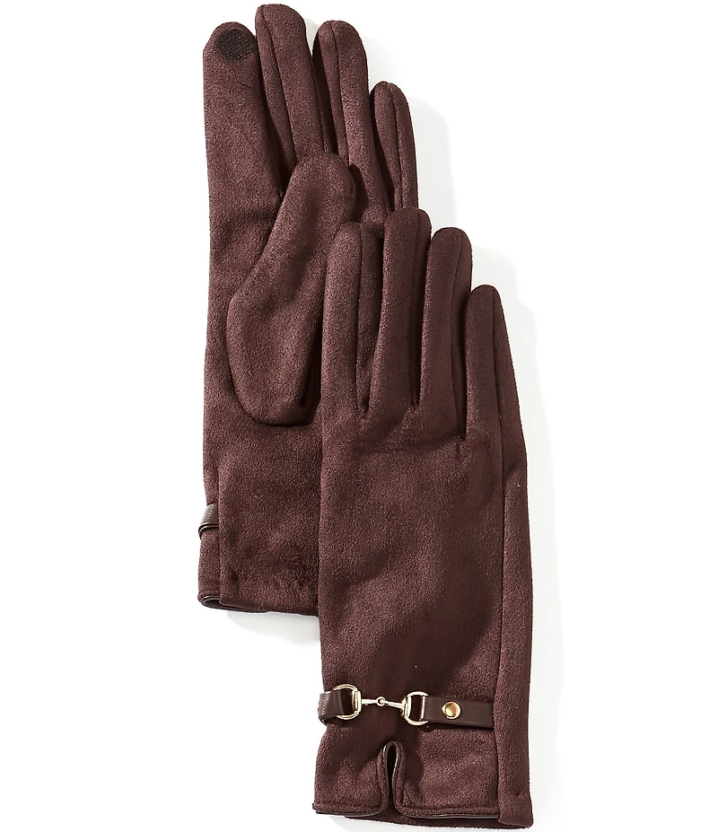 Gemma Layne Buckled Traditional Five Finger Gloves