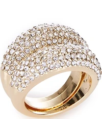 Gemma Layne Crystal Pave Statement Ring