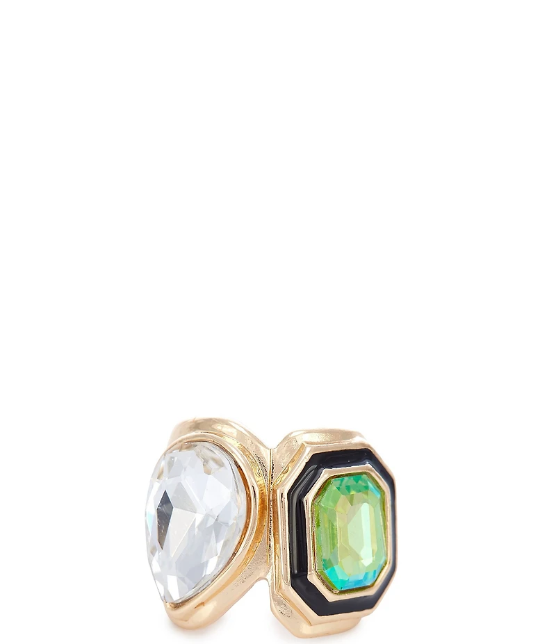 Gemma Layne Double Inset Stone Statement Ring