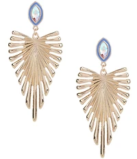 Gemma Layne Fan Drop Stone Earrings
