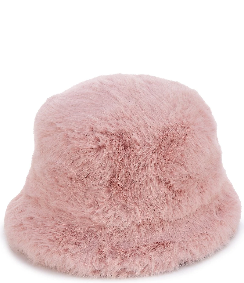 Gemma Layne Faux Fur Bucket Hat