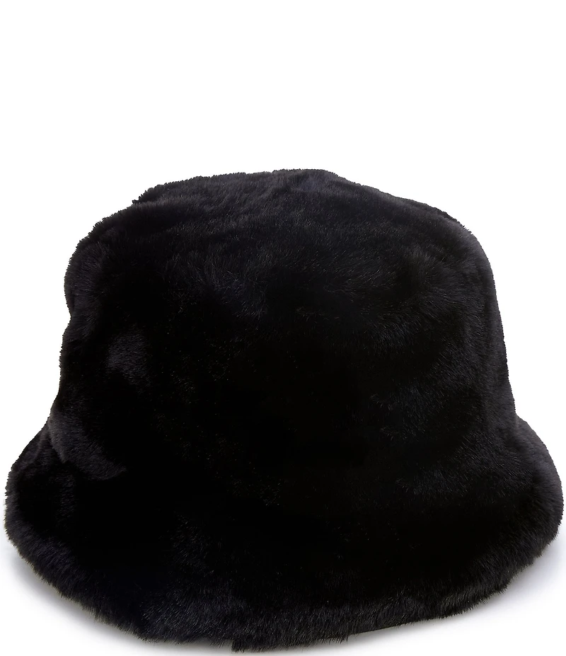 Gemma Layne Faux Fur Bucket Hat