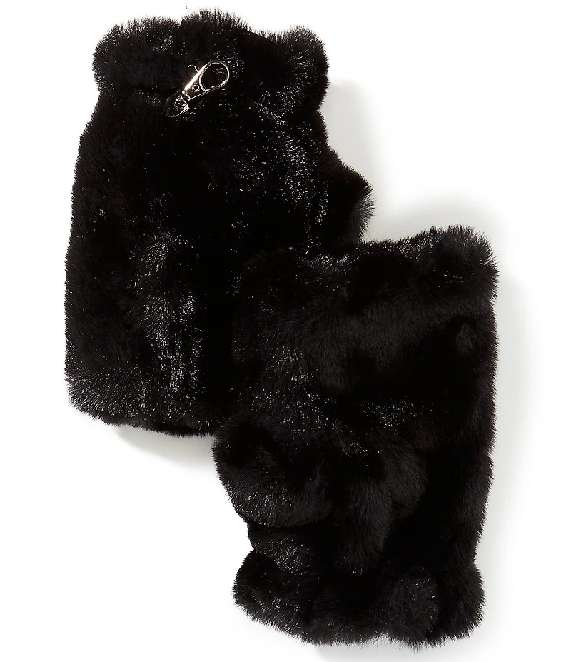 Gemma Layne Faux Fur Fingerless Gloves
