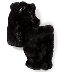 Gemma Layne Faux Fur Fingerless Gloves