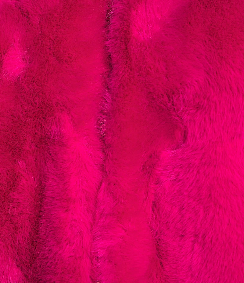 Gemma Layne Faux Fur Zip Hooded Jacket