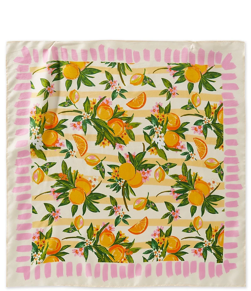 Gemma Layne Fruit Small Silk Square Scarf