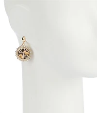 Gemma Layne Geo Huggie Hoop Earrings