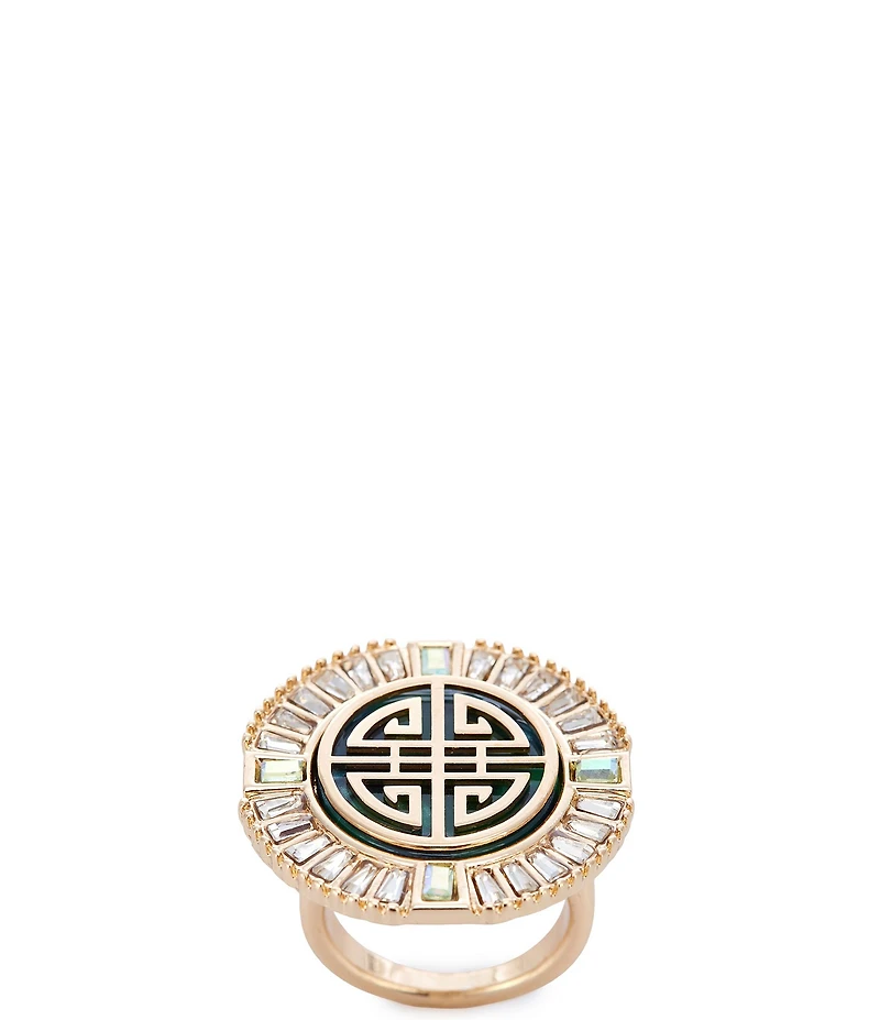 Gemma Layne Geo Stone Statement Ring