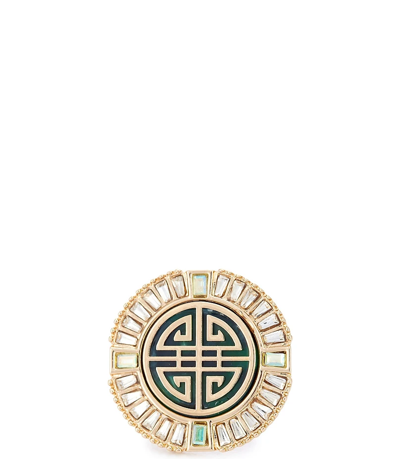 Gemma Layne Geo Stone Statement Ring