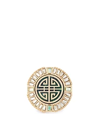 Gemma Layne Geo Stone Statement Ring