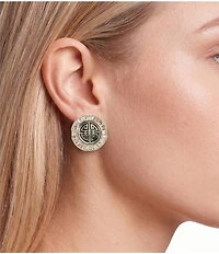 Gemma Layne Geo Stone Stud Earrings