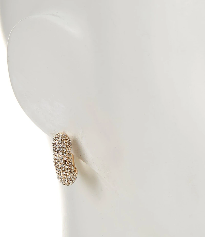Gemma Layne Geo Stud and Pave Hoop Earring Set
