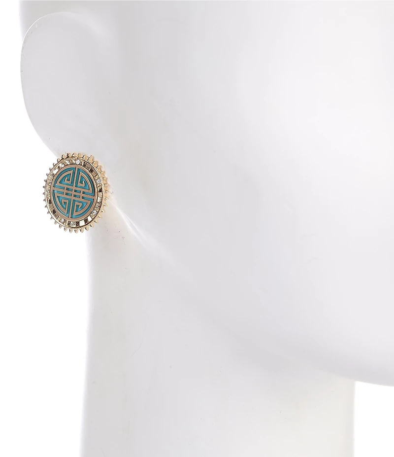 Gemma Layne Geo Stud Earrings