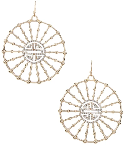 Gemma Layne Geometric Orbital Drop Earrings