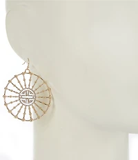 Gemma Layne Geometric Orbital Drop Earrings