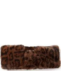 Gemma Layne Leopard Faux Fur Headband