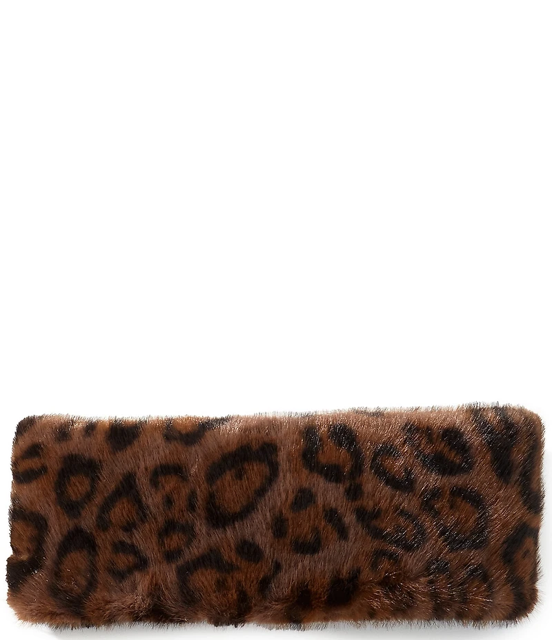 Gemma Layne Leopard Faux Fur Headband