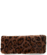 Gemma Layne Leopard Faux Fur Headband