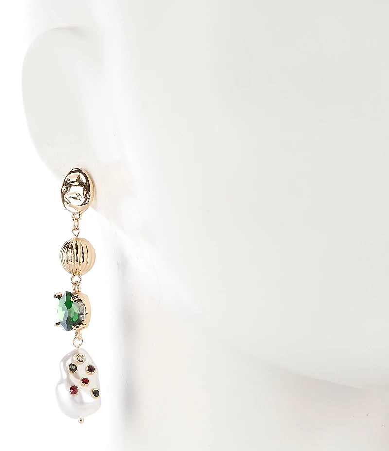 Gemma Layne Mixed Media Linear Earrings